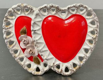 Vintage Samson Ceramic Valentine Planter