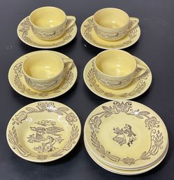Vintage Yellow Bucks County Dishes