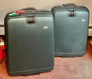 2pc Hard Shell Samsonite Luggage