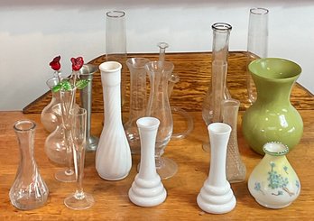 Assorted Glass Vases