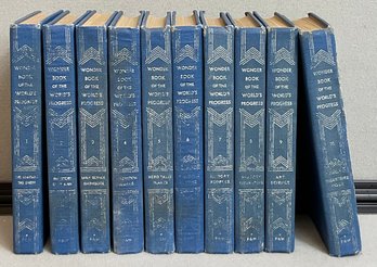 10pc Illustrated Volumes - Wonder Book Of The Worlds Progress - 1935