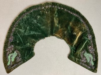 Antique Victorian Hand Beaded Collar