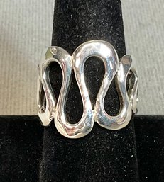 Sterling Wave Ring
