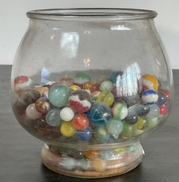 Large Bowl Vintage Marbles