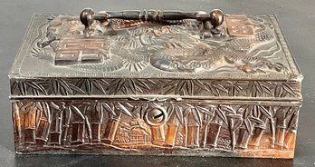 Vintage Japanese Dragon Jewelry Box