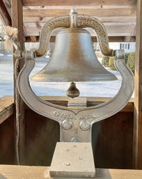 Antique C.S. Bell Co. No 1 Yoke School Bell