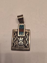 Richard Begay Sterling Silver Pendant