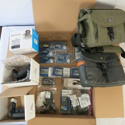 Camera Bags, Batteries, Battery Grips