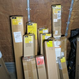 Lot Of Boom Arms, Support Kits, Light Stands, Cable Ramp