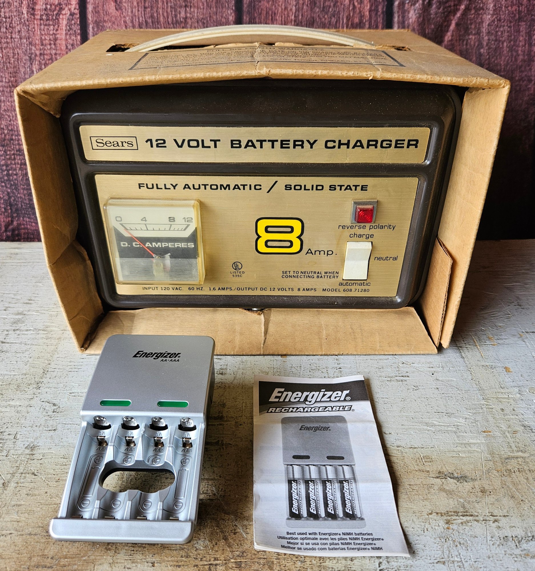 12v Battery Sears Auto Battery Charger Vintage Sears Amp Battery