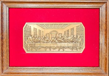 The Last Supper Solid Bronze Inspired By Leonardo Da Vinci's Masterpiece Was Minted By The Franklin Mint 1977