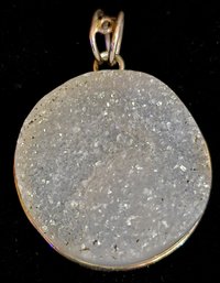 White Drozy Quartz 925 Pendant