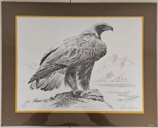 Signed And Numbered Lithograph Print Signed And Numbered With Authenticity By Robert Katona(Vigilance)