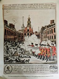 The Fruits Of Arbitrary Power, Or The Bloody Massacre 1770, By Henry Pelham America VTGn Antiquarian Society