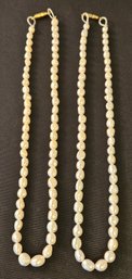 Fresh Water Pearls With Brass Clasp