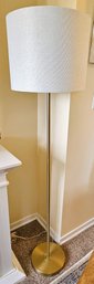White/brass Three Way Floor Lamp (tested)