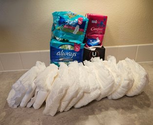 Adult Diapers, Always, Carefree And More