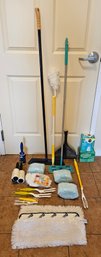 A Lot Of Mostly Swiffer And Other Cleaning Supplies