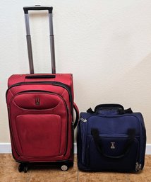 2 Carry-on Luggage Travel Pro Has 360 Wheels