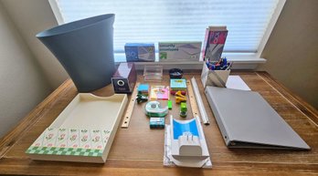 Office Supplies Incl. Pencil Sharpener, Envelope, Binder And More