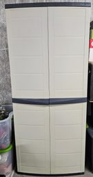 Heavy Duty White Plastic Storage Cabinet