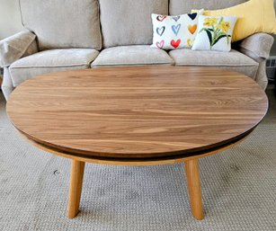 Woodley's Wittier Wood Addi Occasional Duet Low Cocktail Coffee Table American Alder And Black Walnut