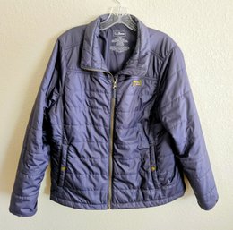 Nice Grey LL Bean Puffer Coat Size Large Petite