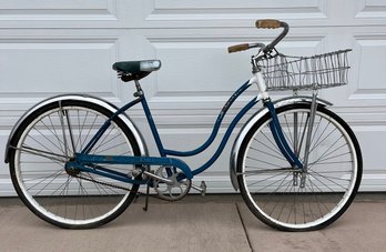 1961 26 Inch Schwinn Debbie Girls  Bike, Chrome Fenders And Basket