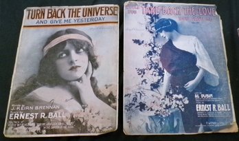 2 Vintage Sheet Music C1917 Would You Take Back The Love & More ERNEST BALL