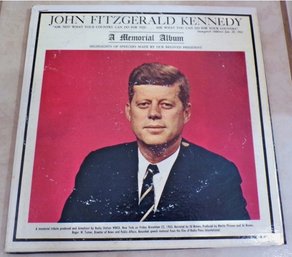 John F. Kennedy A Memorial AlbumPremier XM-1818 Vinyl Record LP
