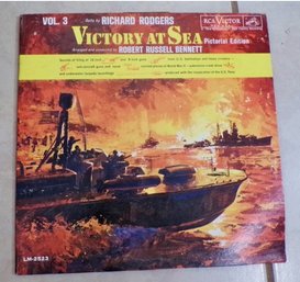 Victory At Sea Vol 3 RCA Red Seal Vinyl Bennett & Rodgers Record Pictorial Album
