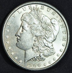 1900 Morgan Silver Dollar Ch AU / Uncirc  Full Sharp Chest Feathering WOW! (kja63)