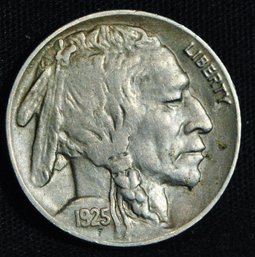 1925 Buffalo Nickel  XF  Full Horn / Tail Tuft  Super Coin! (5ark7)