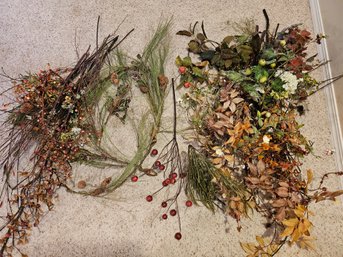 Large Lot Of Long Fall Arrangement Foilage