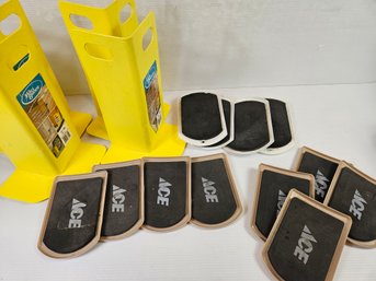 4 Wall Buddy Corner Protectors, Furniture Sliders