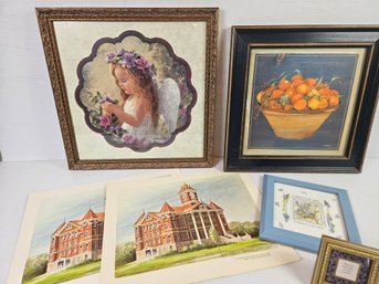 Two Butler County Courthouse Prints, 4 Framed Pretties