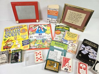 Etch A Sketch, Domino's, Cards, Puzzle Book, Framed Print