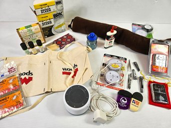 Home Miscellaneous- Sound Machine, Oils, Door Draft Stop, Hand Warmers, Puck Lights, Smoke Alarm