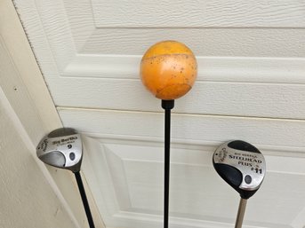 Orange Whip Trainer, Big Bertha 9 Driver, Callaway # 11 Driver