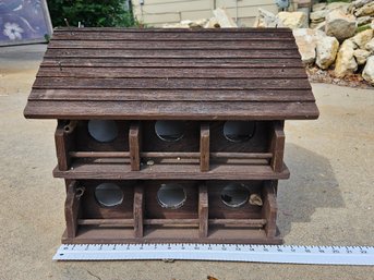 Two-story Wren Birdhouse -roof Needs Nailed Down
