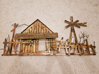 Metal Wall Decor- Barn 31 WX 14 Tall