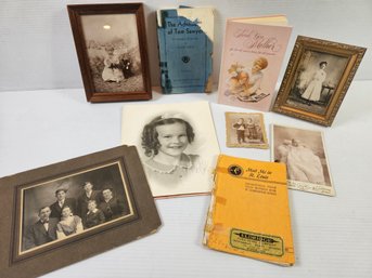 Vintage Pictures And A Couple Vintage Play Books