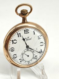 Illinois Santa Fe Special Pocket Watch,  17 Jewels  S/N 3924941 Gold Filled - Runs