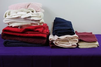 Six Bath Towels, Seven And Towels, 6 Washcloths