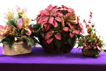 Three Floral Arrangements