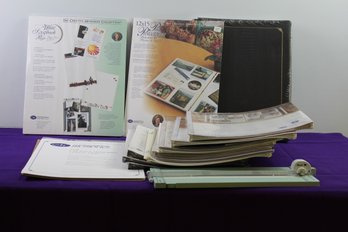 Purple Tote With Scrapbook Material