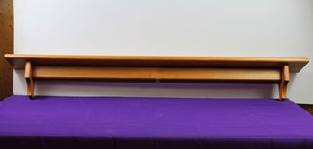 Wood Quilt Rack, 4 Ft Long