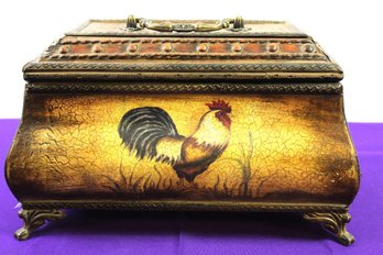 Rooster Trinket Box 12x7.25