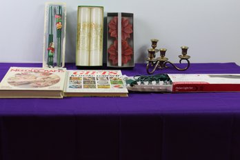 Craft Books And Candles, Candle Holder
