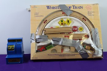 Vintage Uncle Sam's Register Bank, Whistle Stop Train- Not Sure If Has All Parts